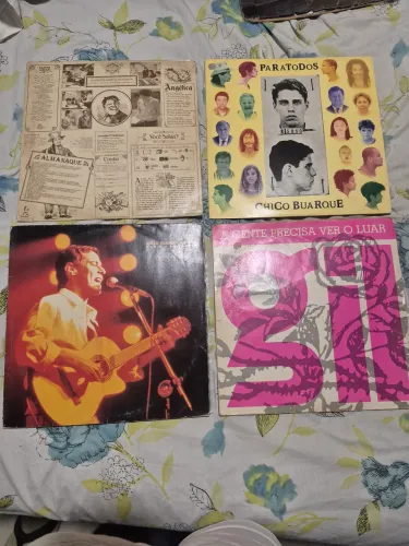 Vinil, chico buarque, Gal costa, Gil