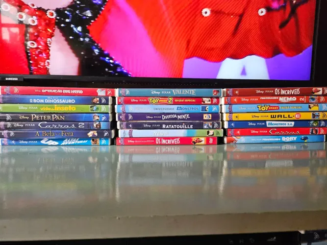 Coleção DVDs Disney e Pixar Originais - 21 Títulos Clássicos