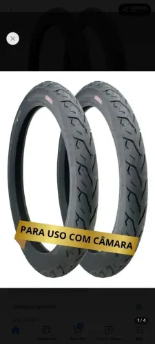 Pneu mandrakinho 2.50 os dois são a mesma medida, nunca usado