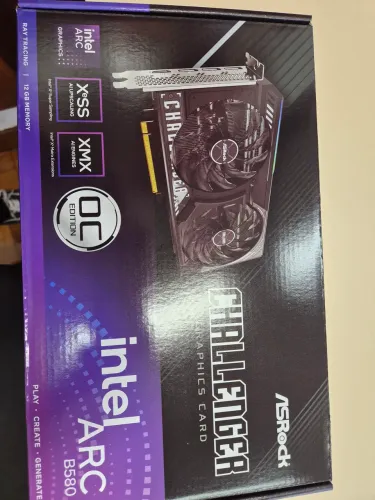 Placa de Vídeo Intel Arc b580 com 12 meses de garantia