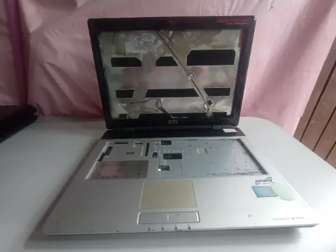 carcaça notebook sti 1412