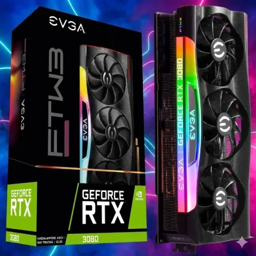 EVGA GeForce RTX 3080 FTW3 ULTRA Gaming (troco em RX6600/7600 ou RTX 3060/4060)