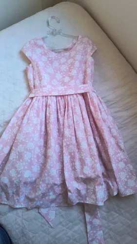 Vestido da pipoca doce floral 