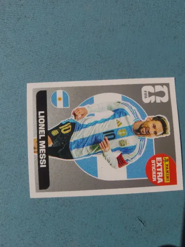 Figurinha legend prata do Messi 2026