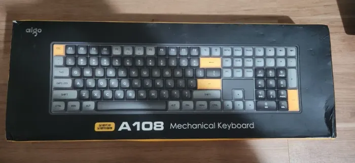 Teclado Mecânico Gamer Aigo A108 - Hot-swap