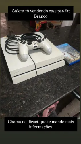 PS4 fat Branco 500 gb