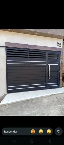 Portão portas boxes