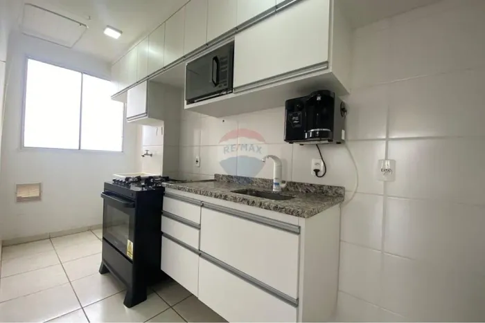 Apartamento mobiliado para locação no bairro Vila Candinha, condomínio Portal Solar das Ma