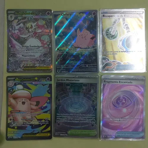 Vendo seis cartas pokemon