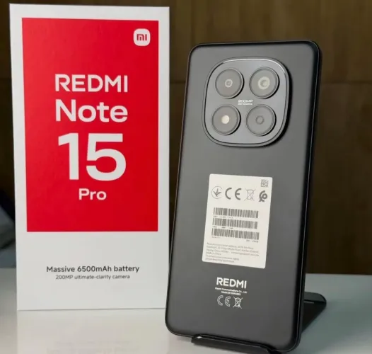 Celular Xiaomi Note 15 Pro 4G NFC 12/512- Preto