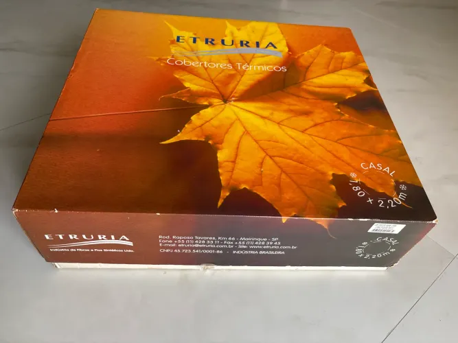 Cobertor Etruria de casal novo!