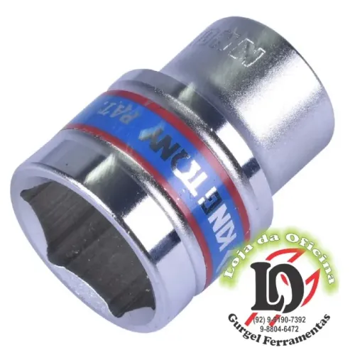 Soquete Sextavado 23mm - 1/2 - King Tony-KT433523M