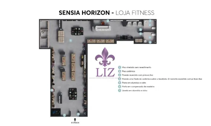 Excelente loja em construção no prestigiado Condomínio Sensia Horizon