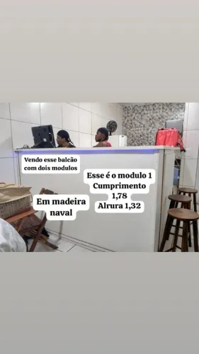 Balcão com 2 módulos R$ 1.800,00