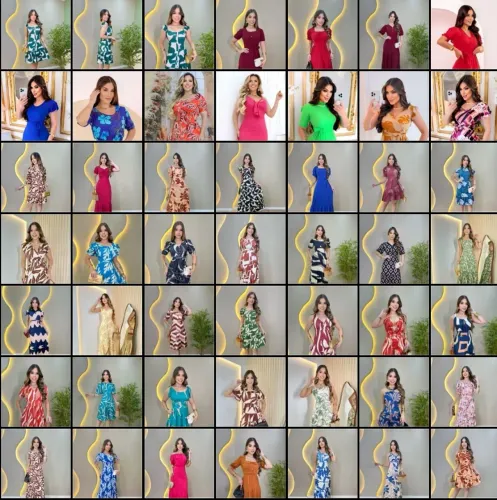 Vestidos no Atacado a Partir de R$ 27,99 Moda Feminina