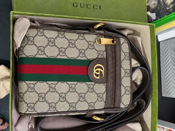 Bolsa Gucci Ophidia GG Supreme - Transversal