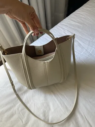 Bolsa Básica Zara Off White
