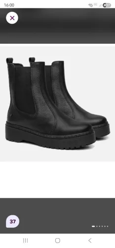 Bota chelsea Couro 37