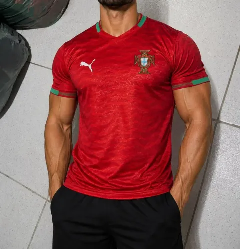 Camisa Portugal vermelha 3D ( M e G)
