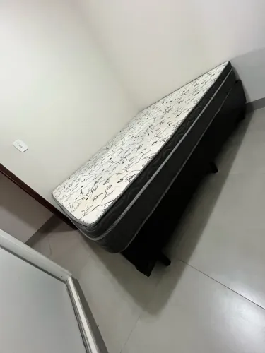 Cama box e Colchão Ortobom