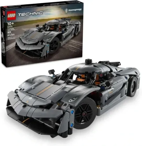 LEGO Technic Hipercarro Koenigsegg Jesko Absolut Cinza 42173 - 801 peças