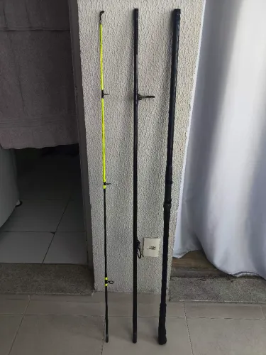 Vara de Pesca de praia 4,50 mts 100% fibra de carbono LEIA TODO ANUNCIO