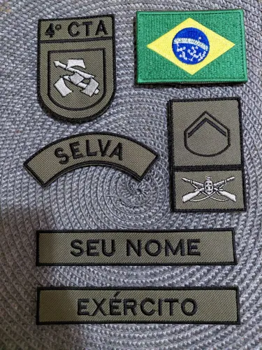 Distintivo novo de baixa visibilidade bordado 