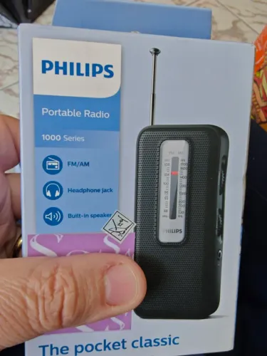 Philips Rádio portátil TAR1506/00 novo