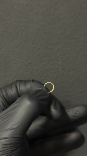 piercing de ouro 18k joia perfeita