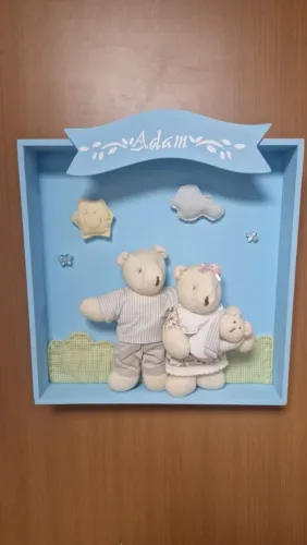 Lembrança de porta de maternidade 