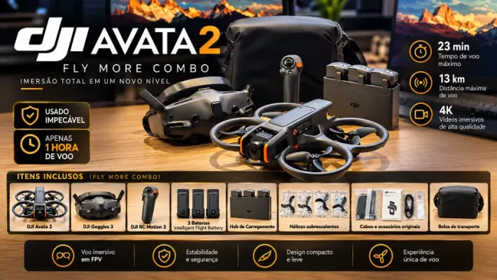 DJI Avata 2 Combo Fly More 3 Baterias Google 3