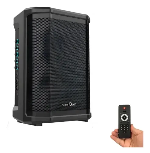 Caixa de Som Ativa Profissional SomBox 160w
