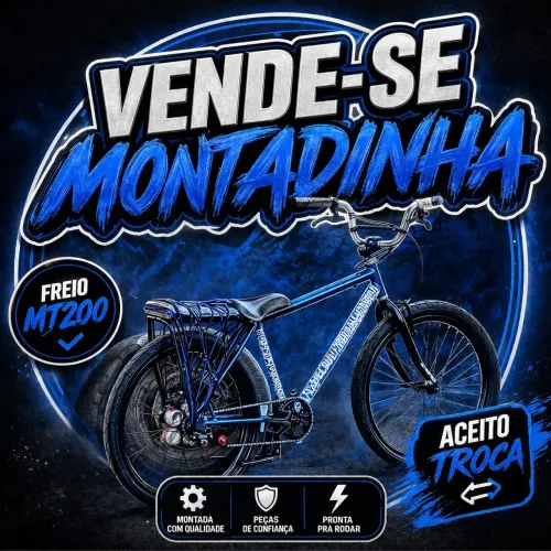 Vende-se Montadinha Estilo " BH " No padrão com freio MT 200 Valor R$ 1,600