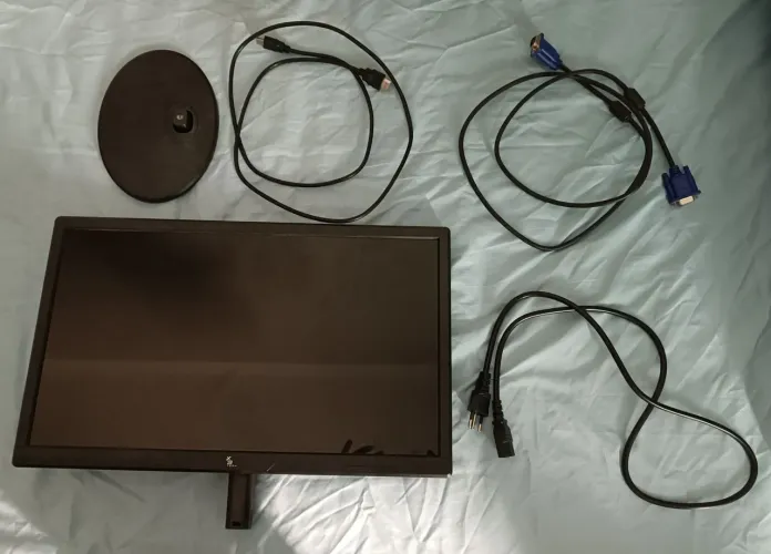 Monitor gamer 3green 20 led 75hz HD preto 