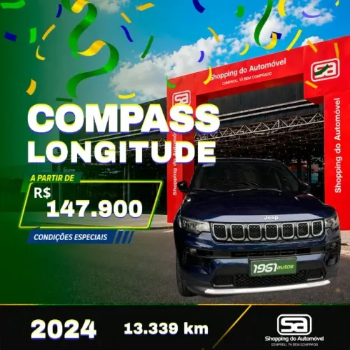 Jeep Compass Long. T270 1.3 TB 4X2 Flex AUT 2024