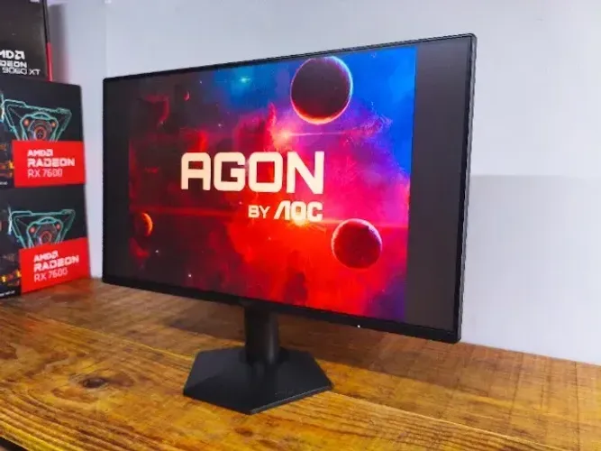 (Lacrado) Monitor Gamer Aoc Agon G50 24 144hz 0,5ms 24g50f Preto