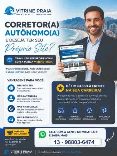 Procuro corretor autônomo que queria ter seu proprio site.