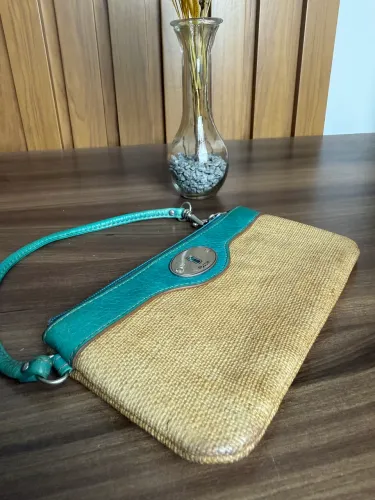 Bolsa Carteira De Mão Fossil Key-Per Original
