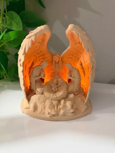 Presépio Iluminado Nascimento de Jesus