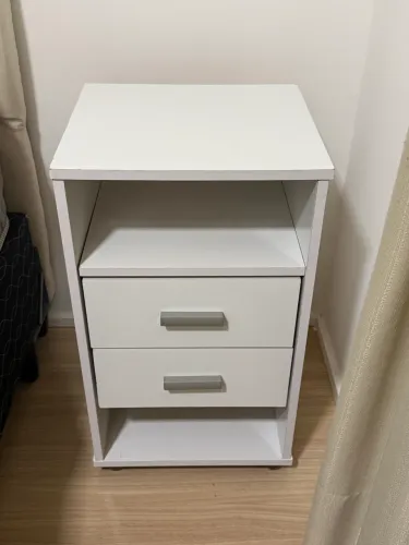Mesa de Cabeceira Branca 