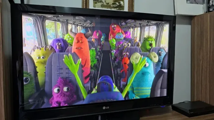 Televisor LG plasma 42 polegadas Monitor com Pequeno defeito