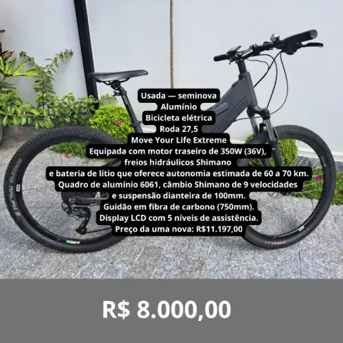 Mountain Bike Elétrica