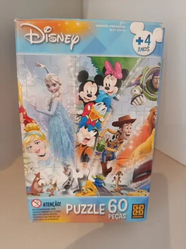 Quebra cabeça Disney 60 peças