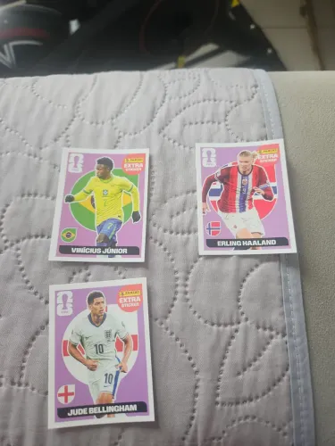 Extra Sticker Vini jr, Bellingham e Haaland 2026