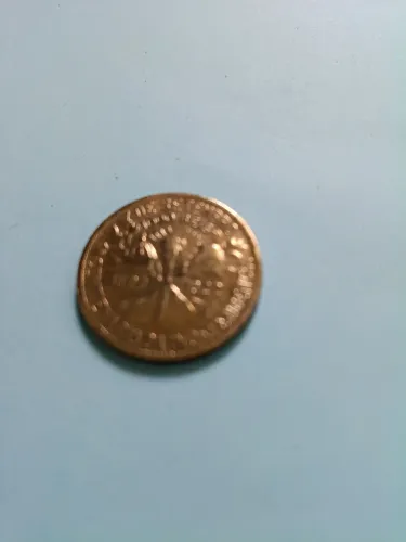 Moeda comemoração do primeiro centenário do Brasil 1922.