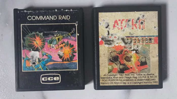 commando raid e Pole Position Original Atari