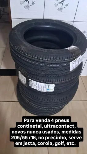 Pneus continetal Ultracontact novos 205 55 r16 