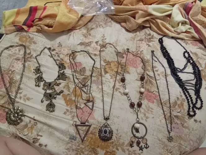 Desapego Kit 7 Maxi Colares Estilo Boho e Vintage - Lote