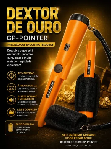 ? DETECTOR DE METAIS GP-POINTER - R$ 160,00 ?