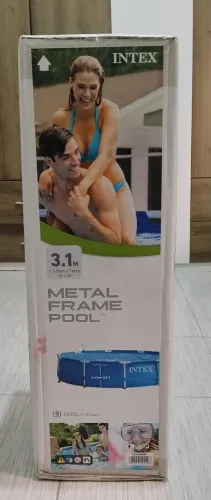 (ANALISO OFERTA) 4.485 LITROS - PISCINA - ESTRUTUAL REDONDA DA MARCA INTEX 3,05m x 76cm